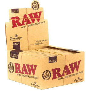 RAW Classic Connoisseur King Size + Tips Paper 24ct