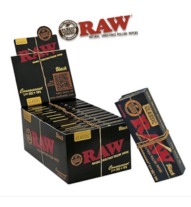 RAW Black 1 1/4 Paper 24ct
