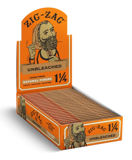 Zig-Zag Unbleached 1 1/4 Paper 24ct