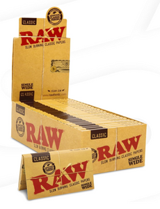 RAW Classic Single Wide Paper 25ct