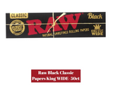 RAW Black King Size Paper 50ct