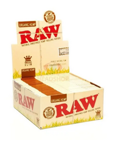 RAW Organic Hemp King Size Paper 50ct