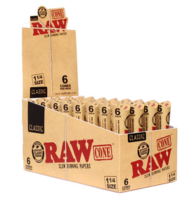 RAW Classic 1 1/4 Cone 6ct