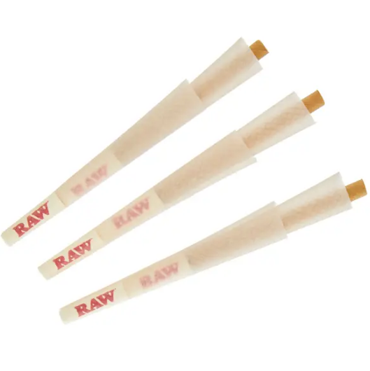 RAW Organic Hemp 1 1/4 Cone 6ct