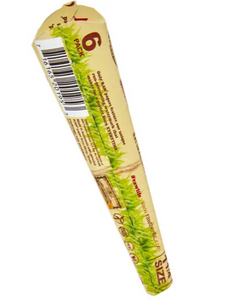 RAW Organic Hemp 1 1/4 Cone 6ct
