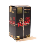 RAW Black 1 1/4 Cone 75ct
