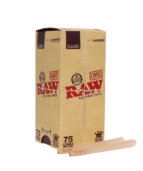 RAW Classic King Size Cone 75ct