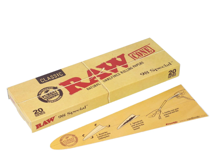 RAW Classic 98 Special Cone 20ct