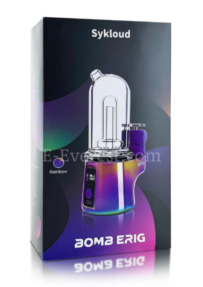 BOMB E-Rig Sykloud Portable Electric Dab Rig - Rainbow