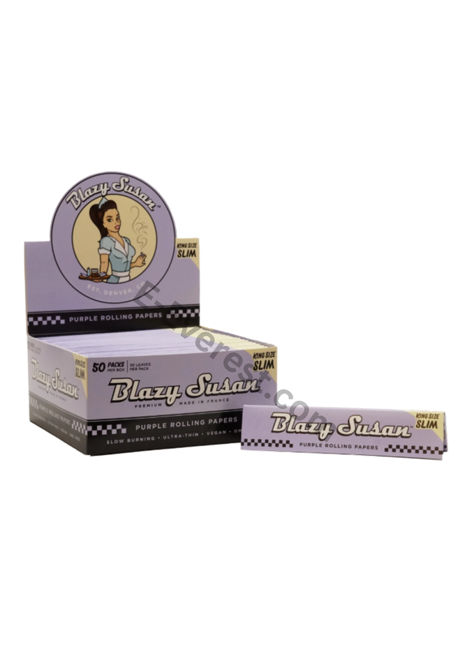 Blazy Susan Purple King Size Paper 50ct