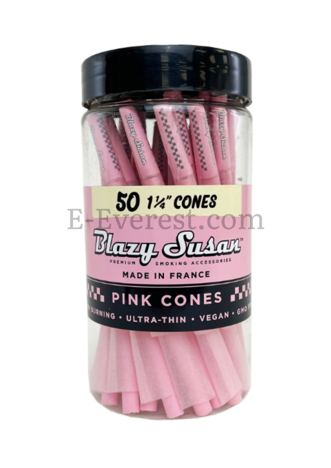 Blazy Susan Pink 1 1/4 Cone 50ct