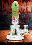Lookah Bong 9" Showerhead Perc Penis Glass Water Pipe