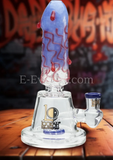 Lookah Bong 9" Showerhead Perc Penis Glass Water Pipe