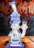 Lookah Bong 9" Bees Showerhead Perc Water Pipe
