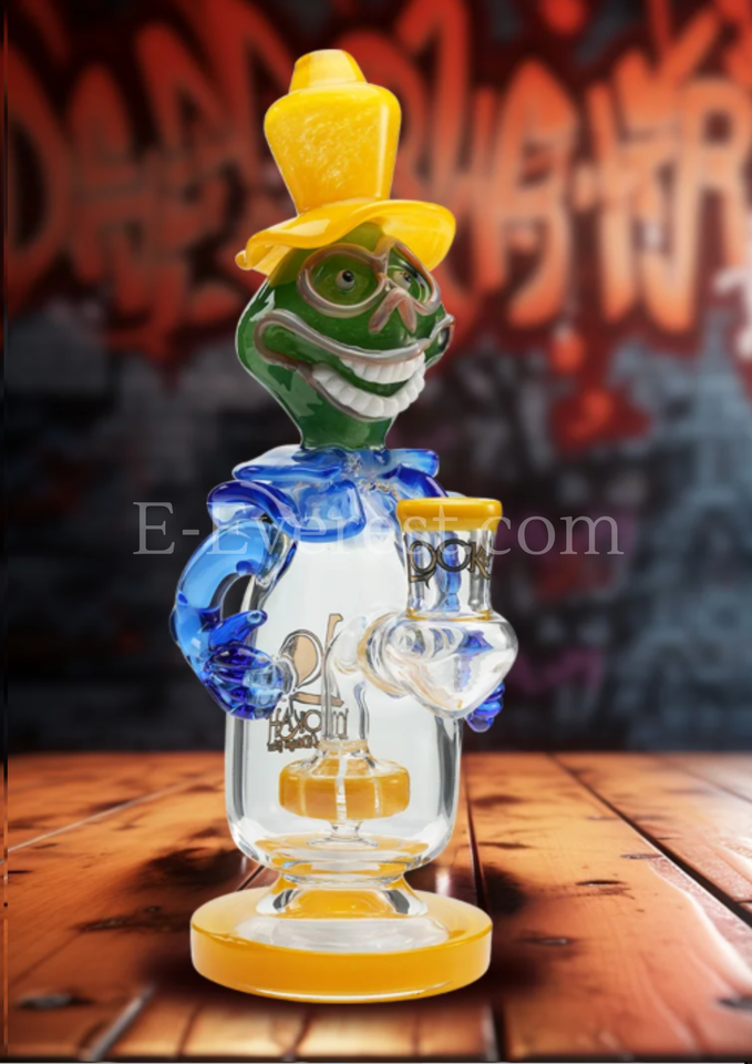 Lookah Bong 9.5" Face-Painted Clown Water Pipe