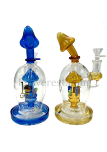 9" Lookah Mushroom Bubbler Water Pipe (WPC723)