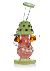 LOOAKH 11" Cute Clown Mushroom Dab Rig (WPC1218)