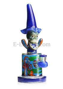 LOOKAH 10" Cool Hooded Cactus Glass Water Pipe