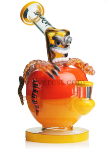 LOOKAH 9" Mini Poison Apple Glass Water Pipe