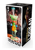 LOOKAH 12" Cute Cat Gentleman Glass Water Pipe