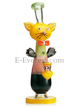 LOOKAH 12" Cute Cat Gentleman Glass Water Pipe