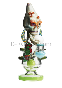 LOOKAH 11" Cool Skull Bone Glass Bong