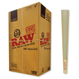 RAW Classic 98 Special Pre-Roll Cones – 98mm (1400 Count)