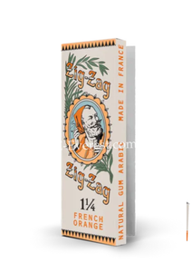 Zig-Zag Vintage French Orange 1 1/4 Paper 24ct