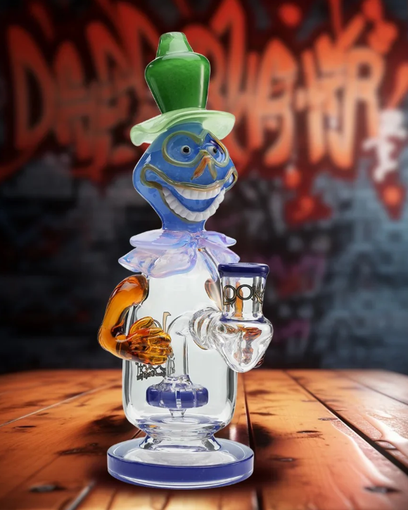Lookah Bong 9.5" Face-Painted Clown Water Pipe