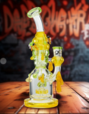 Lookah Bong 9" Bees Showerhead Perc Water Pipe