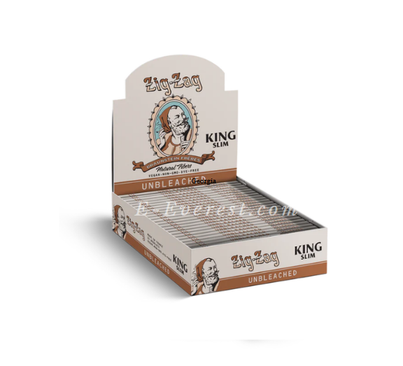 Zig-Zag Vintage Unbleached King Slim Paper 24ct
