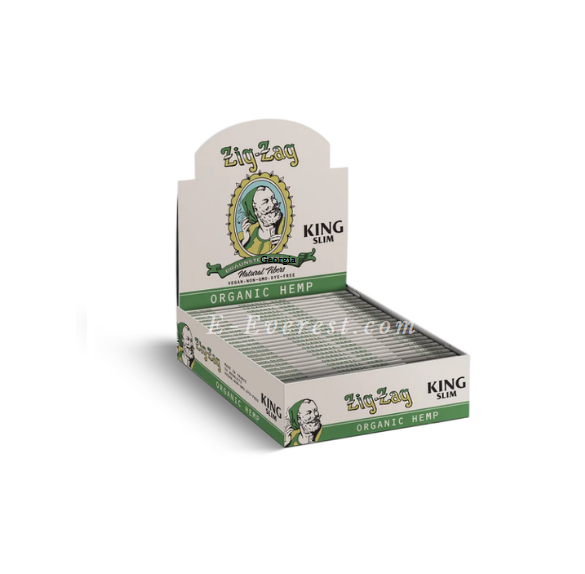 Zig-Zag Vintage Organic Hemp King Slim Paper 24ct
